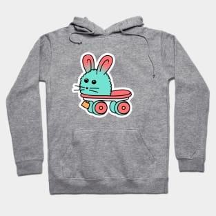 Bunny roller skate Hoodie